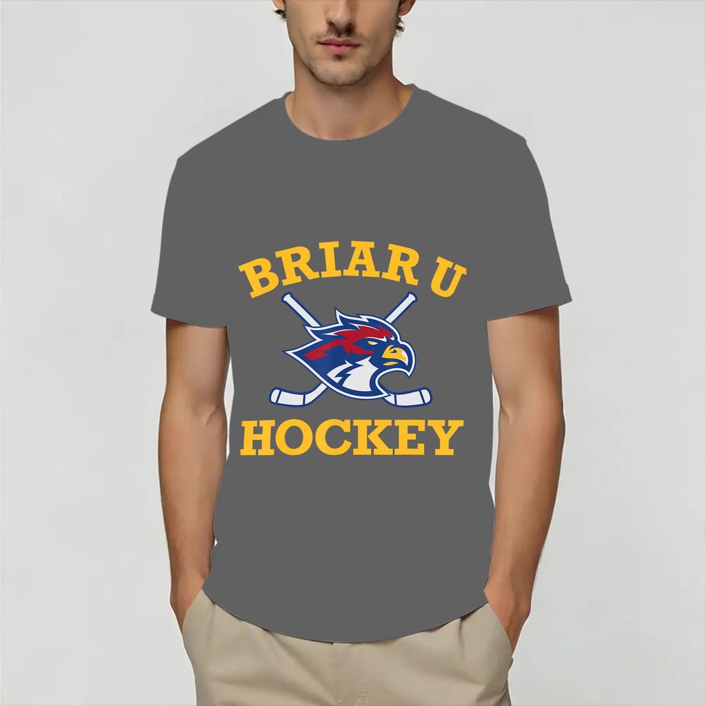 Повседневная футболка Briar U Hockey Off Campus для унисекс, с круглым вырезом, 100% хлопок, с коротким рукавом, идея для подарка, одежда