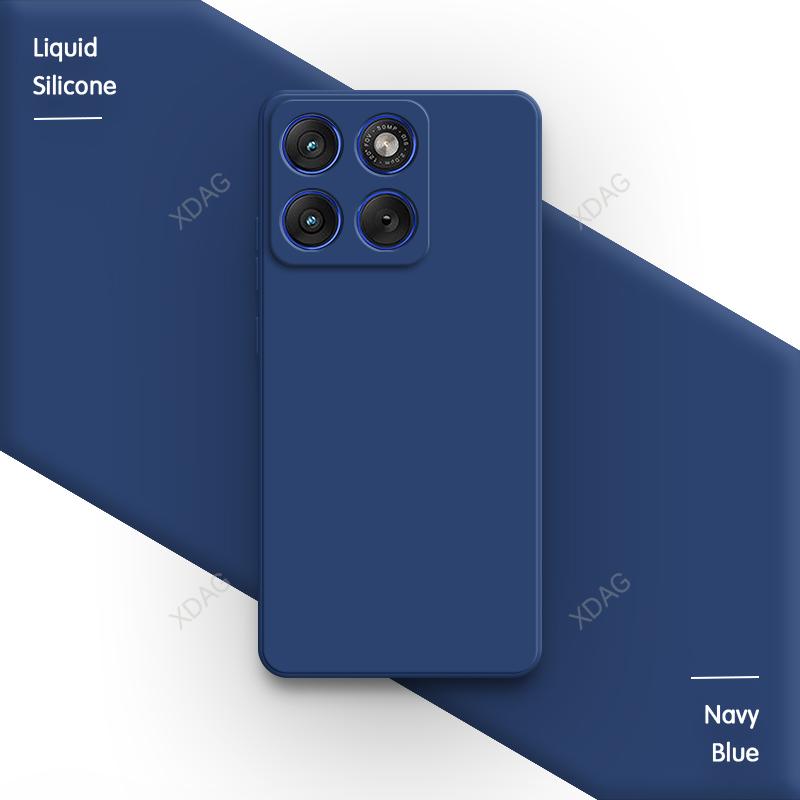 Оригинальный чехол для телефона Motorola Edge 70 Moto X70 Air 5G Мягкий Высококачественный Классический Жидкий Силикон Модный Ударопрочный Задняя крышка