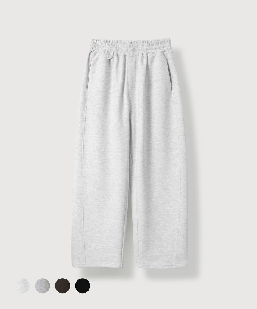 MOOD INSIDE Ribbed Keyring Wide Pants_4 Colors