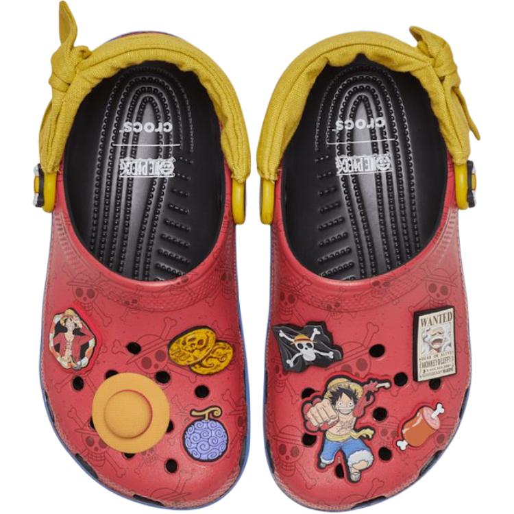 One Piece x Crocs Классические клоги Детские Кроссовки Luffy Детские Красный Мультиколор 212127-90H