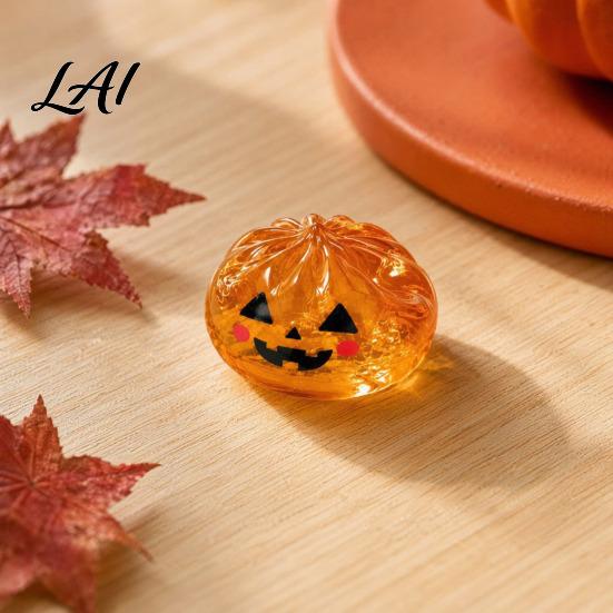 Cute Halloween Party Favors Glitter Squeeze Stress Ball TPR Slow Rising Fidget Toy Toys Ghost Pumpkin Eyeball Dumpling Decompression Gift