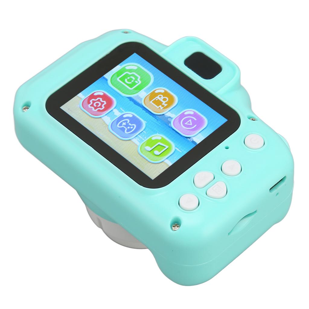 Детская камера с мультяшным милым круглым дизайном, 2-дюймовым IPS-экраном и автоматической фокусировкой, детская цифровая камера