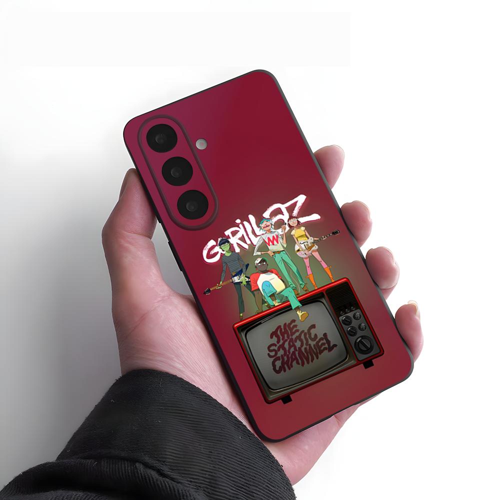 Чехол для телефона с аниме-группой Gorillaz для Samsung S26 S25 Plus S20 S20 Plus S22 Ultra S23 FE S21 Plus S21 Ultra Мягкий чехол