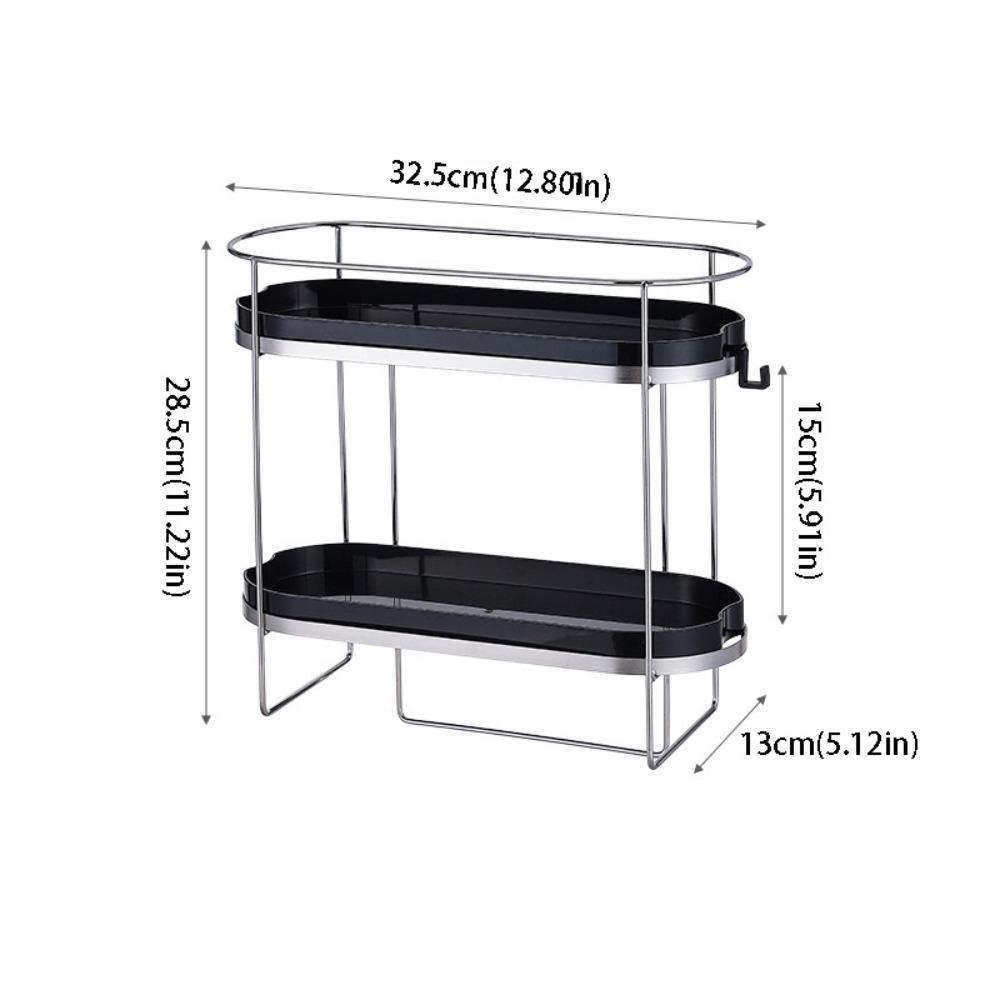 Stainless Steel Storage Rack Multifunctional Bathroom Shelf Toilet Rack Bathroom Storage