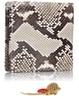 Python Python Genuine Leather Wallet Increase Money Luck Diamond Python Leather Wallet Made In Japan Wallet Musou and Snake (Bifold [Outer