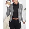 Women's Fashion Long Sleeve Casual Knit Sweater Solid Button Front Cardigan