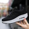 Autumn New Fly-woven Mesh Breathable Sports Casual Shoes Platform Rocking Shoes Air Cushion Shoes Women