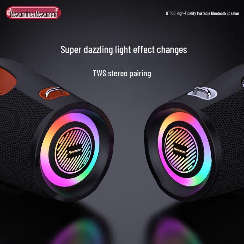 Newmine BT100 Portable Bluetooth Speaker CN plug (adapter included)