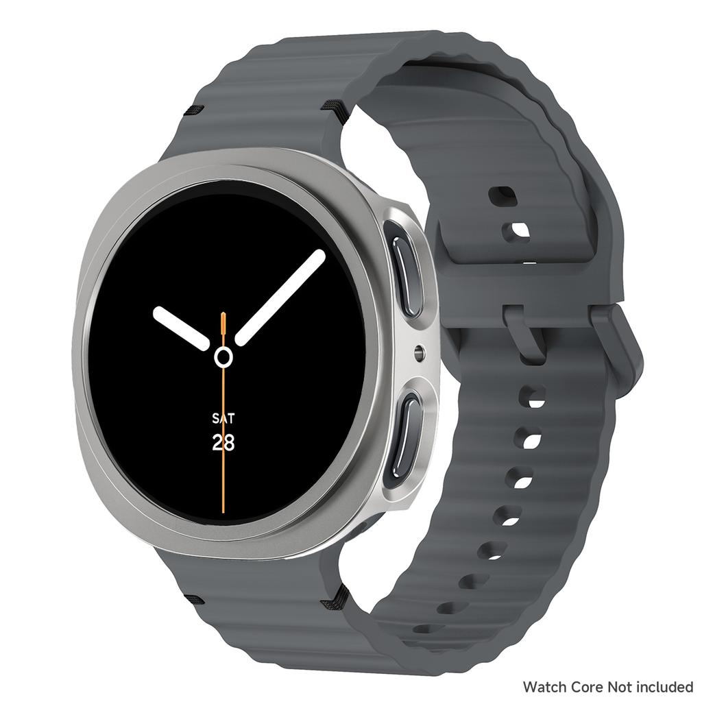 НОВЫЙ ЧЕХОЛ ДЛЯ ПК+СИЛИКОНОВЫЙ РЕМЕШОК для Samsung Galaxy Watch 8 40мм 44мм Браслет Полый Защитный Чехол Для Galaxy Watch 8 Classic 46мм Аксессуары