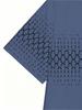 Men'S Outdoor Polo Shirt, Mixed Colors, Multiple Specifications Available, Polyester Material, Blue Background with Black Geometric Pattern, Suitable