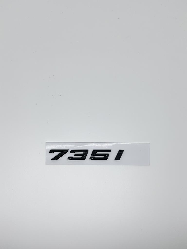 3D ABS Car Trunk Letters Logo Decals Badge Emblem Sticker For BMW 7 Series 730Li 740Li 745Li 750Li 760Li G11 G12 E38 E65 E66 F01
