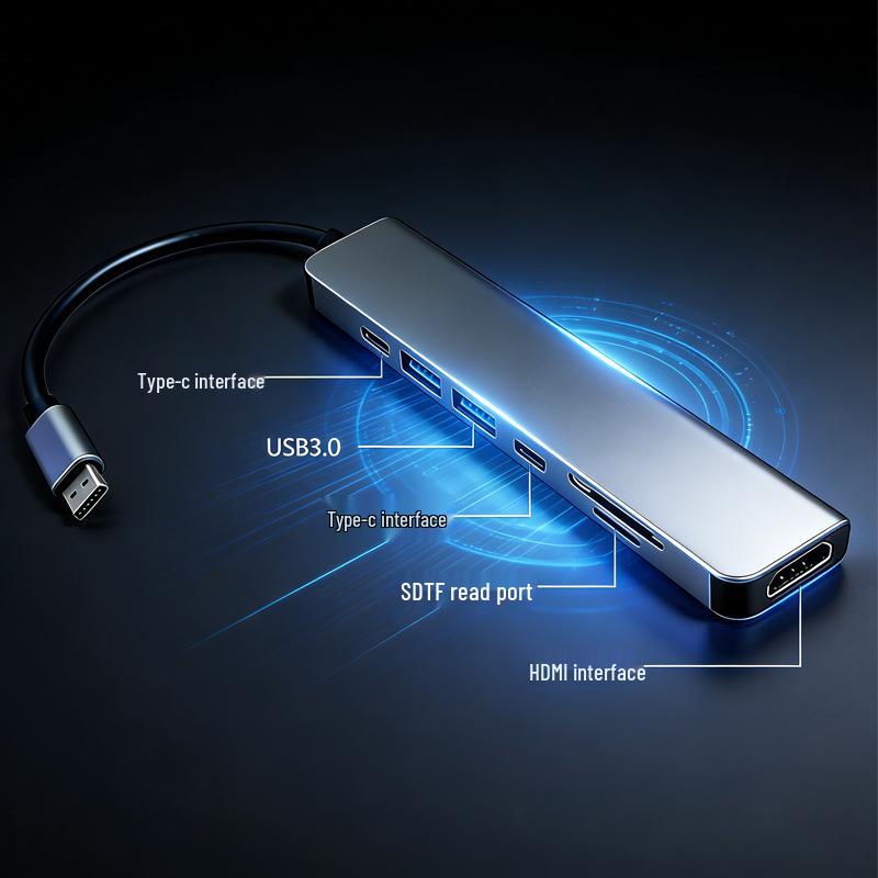 Многофункциональная док-станция USB-C с конвертером 4K HDMI