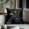 New HHadesead Cushion Cover Antidustmite Pillowcase Invisible Zipper Silky Short Plush Sofa Cushion Cover