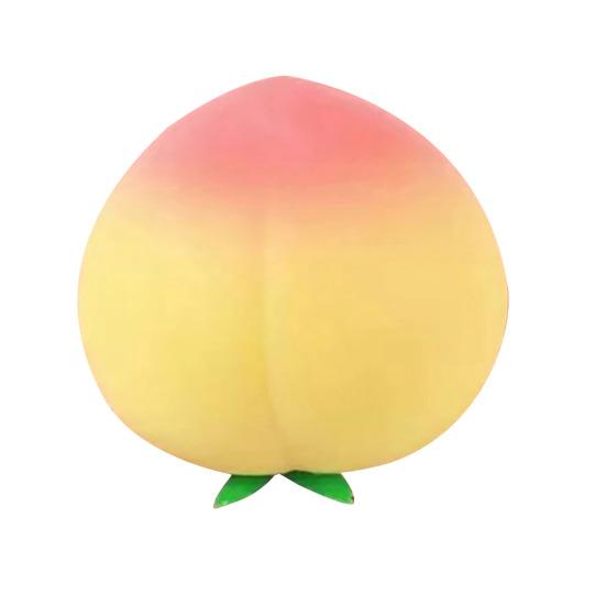 1/2Pcs Anxiety Relief Peach Squeeze Toy Realistic Peach Shaped Fidget Toy Anti-stress Decompression Simulation Fruit Sensory Slow Rising Stress