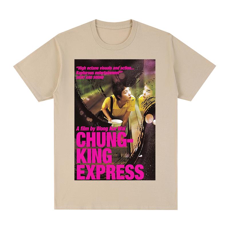chungking express Movie Chinese Vintage Streetwear T-shirt Cotton Men T shirt New TEE TSHIRT Womens Tops