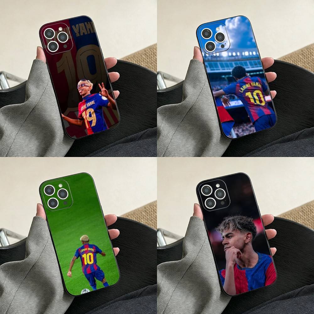 Чехол для телефона Ламин Ямаль для iPhone 17, 16,15,14,13,12,11 Plus,Pro Max, Другие Мягкий Черный Чехол