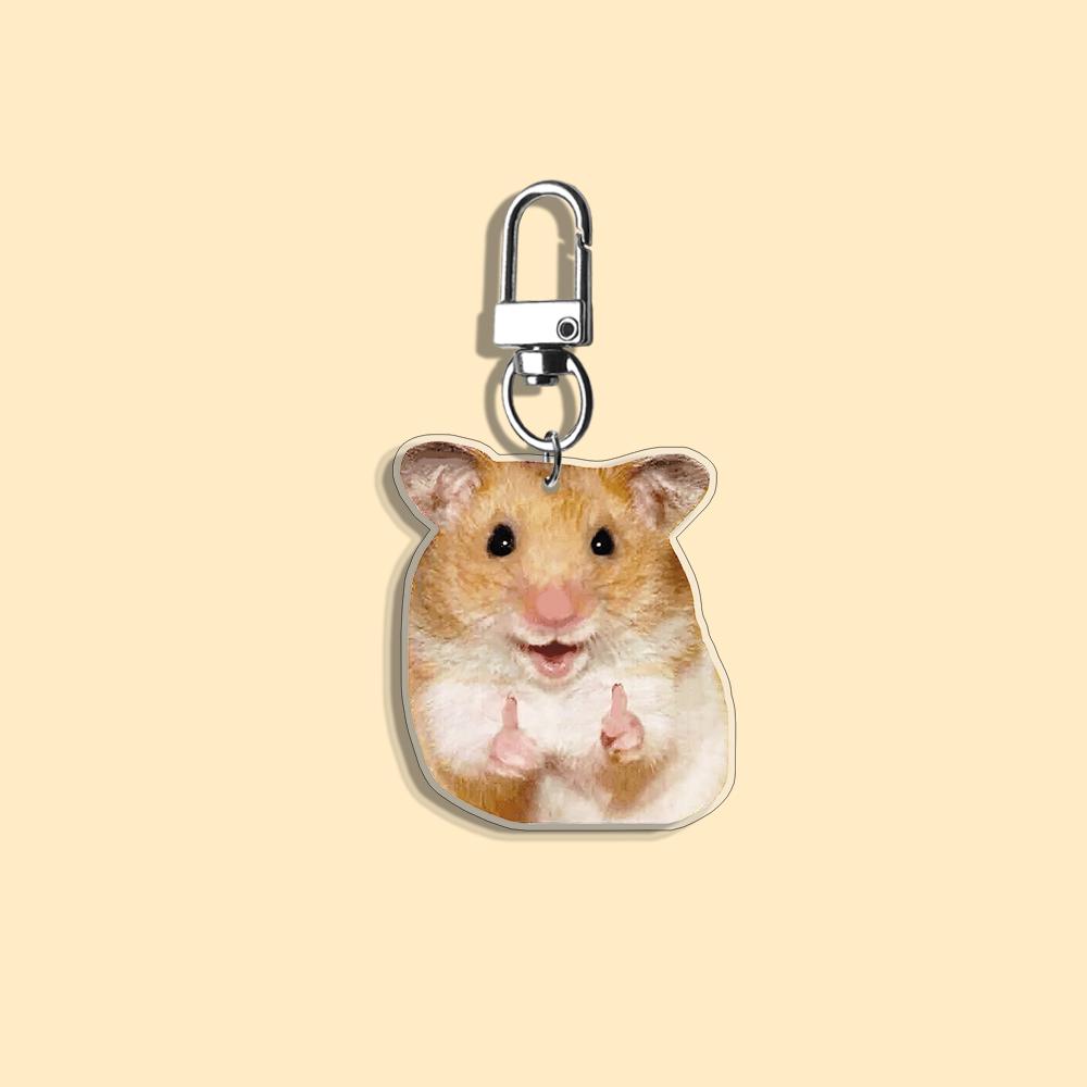 Funny Cat Keychain Student Gift Bag Women's Bag Cute Things Gift For Best Friends Cartoon