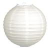 Paper Lantern, 30cm Ø, White, Av. Metal Foot, 1 Piece Bag