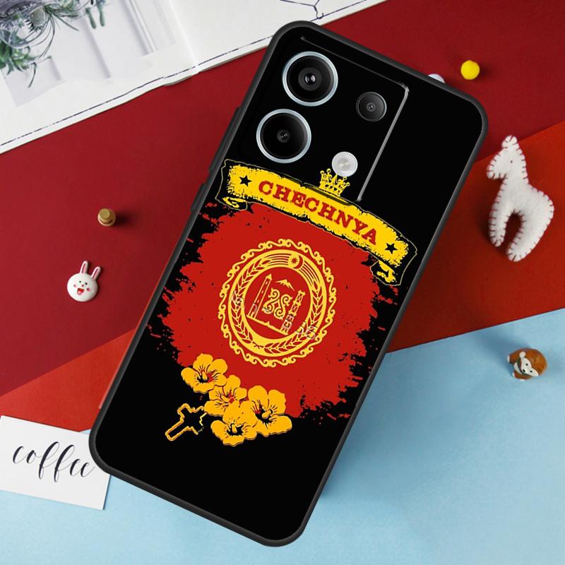 Чехол с флагом Чечни Чеченский волк для Xiaomi Redmi 12 13C 12C 10C 9C Redmi Note 13 9 10 11 12 Pro 9S 10S 11S 12S Cover