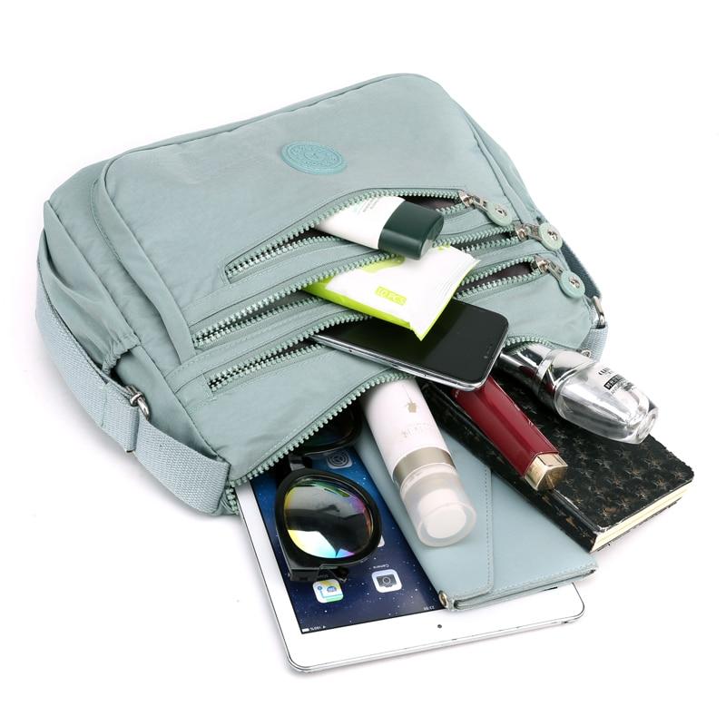 Сумка через плечо для женщин, сумки-мессенджеры, водонепроницаемая нейлоновая женская сумка, дорожная сумка, офисная сумка