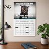 Humorous Animal Calendar 2027 Cat Wall Calendar, January - December 2027, Funny Office with Photos 12 Months Hanging Planner for Home Decor