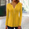 Long Sleeve Shirts For Women Fall Fashion Dressy Casual Blouses Trendy Pleated Tunic Tops For Leggings