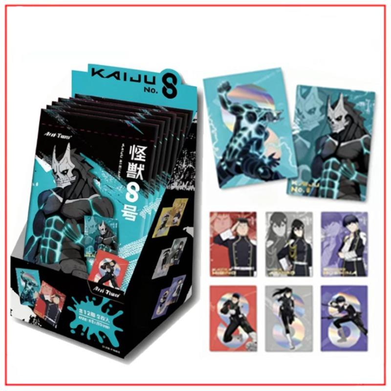 Genuine Kaiju No. 8 Hoshina Kafka and Kikoru Shindou Anime Collectible Cards Laser Mini Card Birthday Toy Gifts
