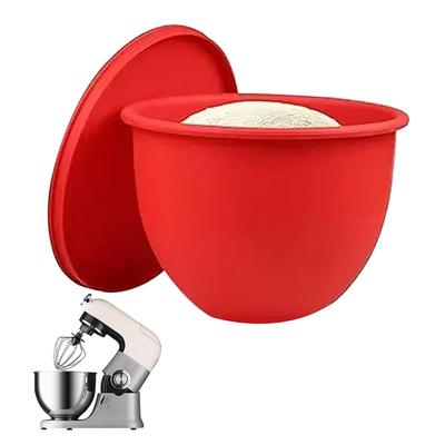Силиконовая подкладка для чаши миксера KitchenAid 5 кварт с наклонной головкой, нескользящий коврик для смешивания с крышкой, подходит для микроволновой печи, защищает оригинал