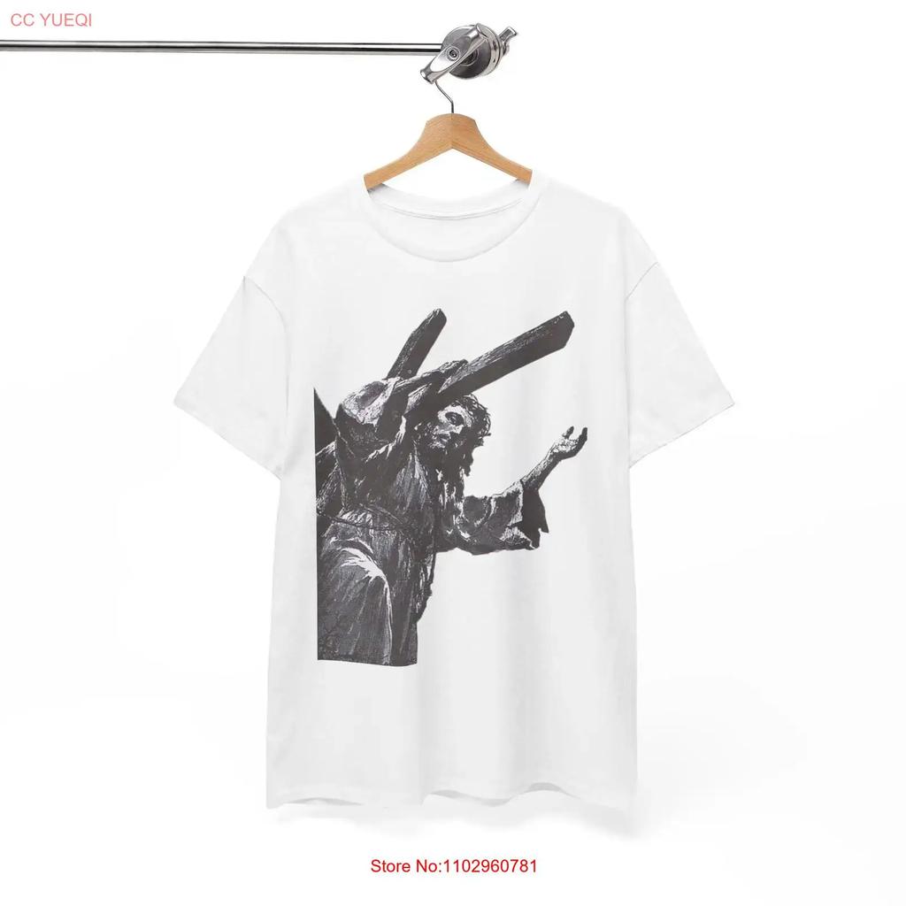 Jesus Christ Carrying His Cross 100 Cotton T Shirt Multiple Colors Vintage Fashion Comfortable Casual Versatile