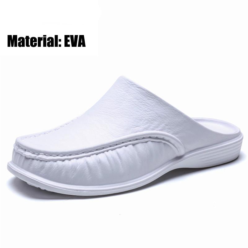 Men EVA Slippers Slip On Flats Shoes Fashion Beach Sandals Home Shoes Size 40-47