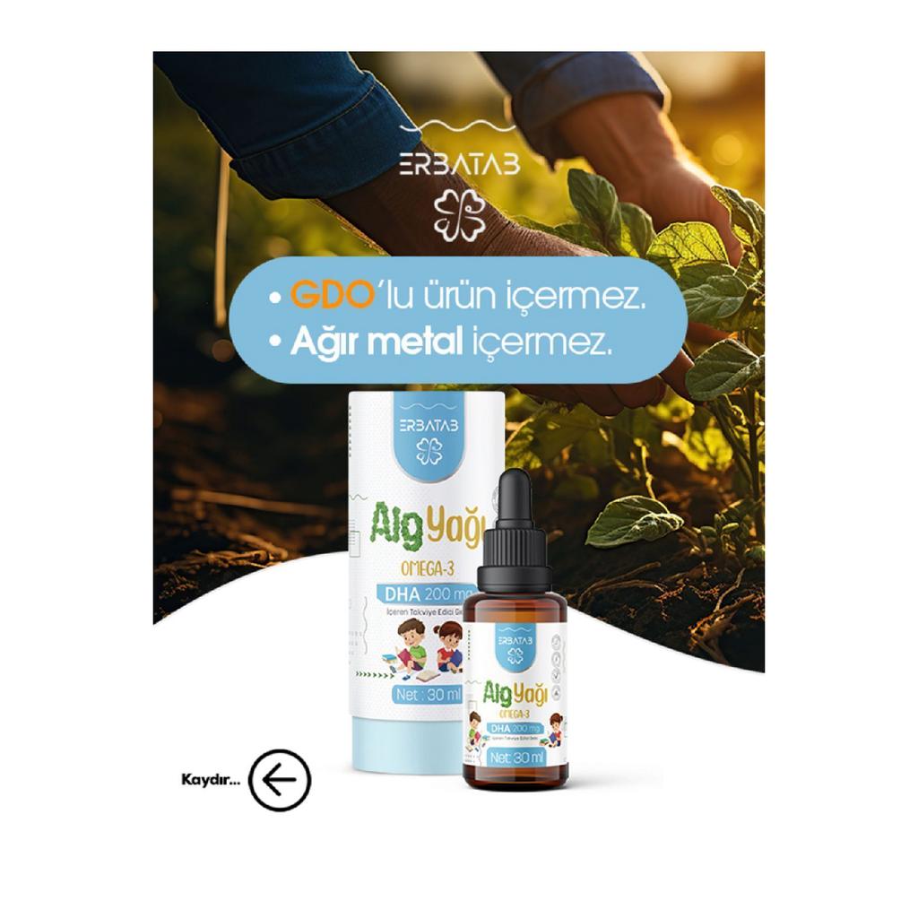 Algae Oil Omega 3 30 Ml