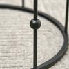 Nesting Round Coffee Table Set of 2 - Black