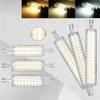 Светодиодная лампа R7S J78 J118 AC 220V 110V 2835SMD 64 128 светодиодов 78мм 118мм Прожектор Замена Галогенного Прожектора R7S Лампы Без Мерцания