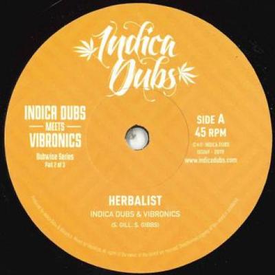 7-дюймовая пластинка INDICA DUBS VIBRONICS Herbalist Herbalist Special ISS069 Indica Dubs UK 2019 UK Регги Ска Даб