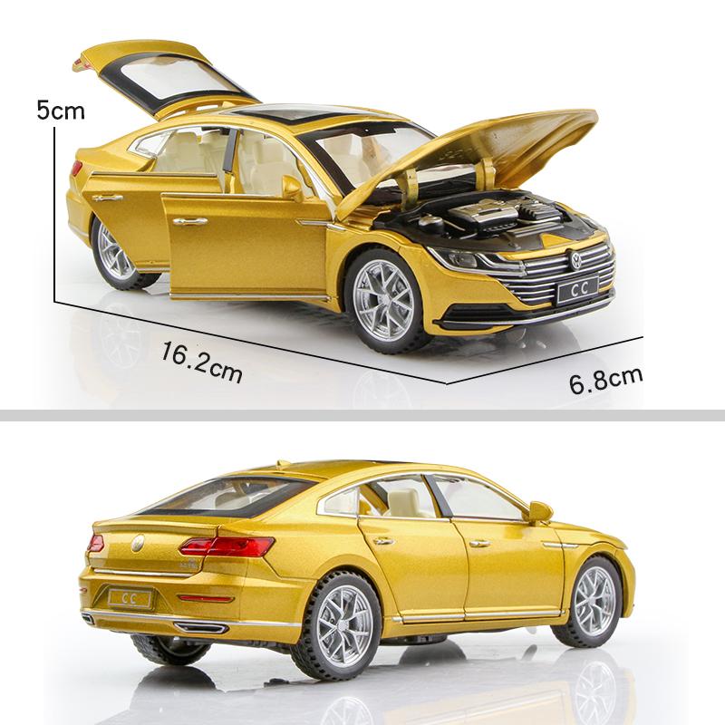 Volkswagen Arteon CC Sport Coupe Симуляция Литой и Игрушечный Транспорт Звуки и Свет Машинка с Откатом 1:32 Подарки из сплава для детей