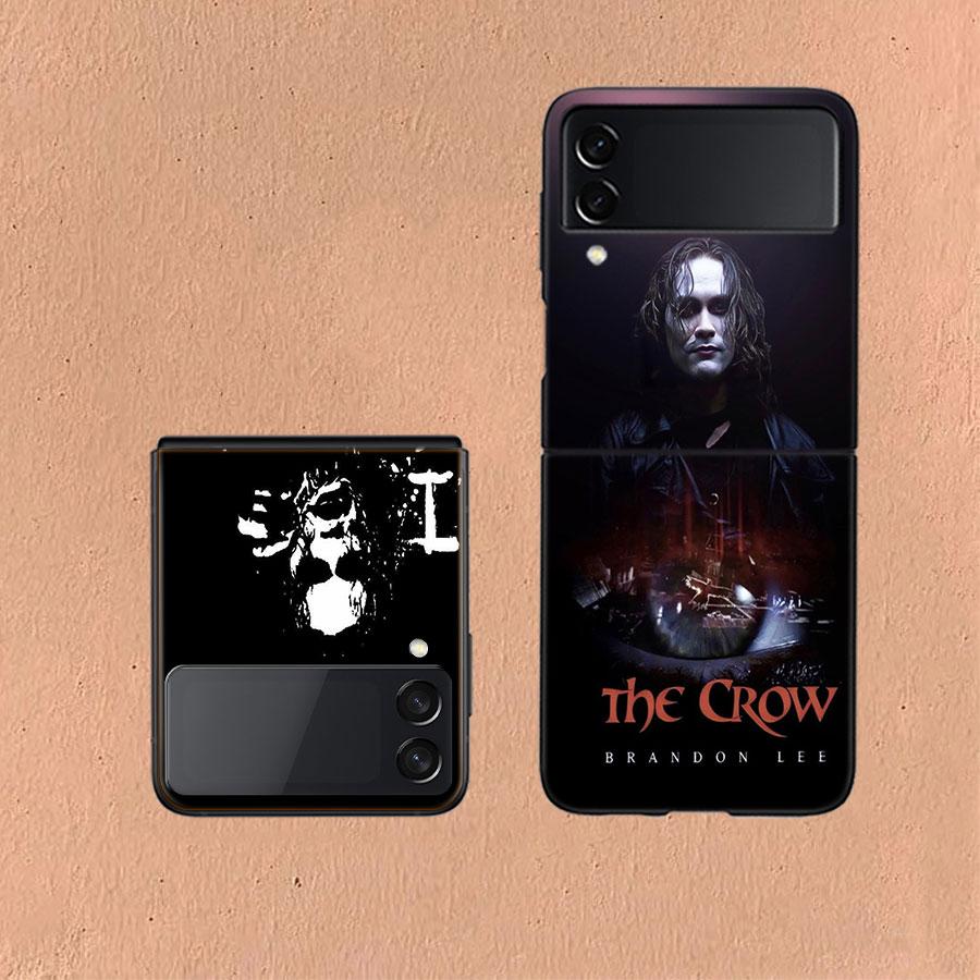 Чехол для телефона Movie THE C-CROW для Samsung Z Flip 6 7 5G Galaxy Z Flip 5 4 3 5G Чехлы Ударопрочный Жесткий Чехол ТПУ