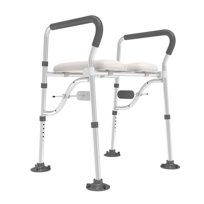 Подходящие поручни безопасности для туалета, регулируемая рама для унитаза для пожилых людей, складные ручки для унитаза для людей с ограниченными возможностями, подходят для любых унитазов
