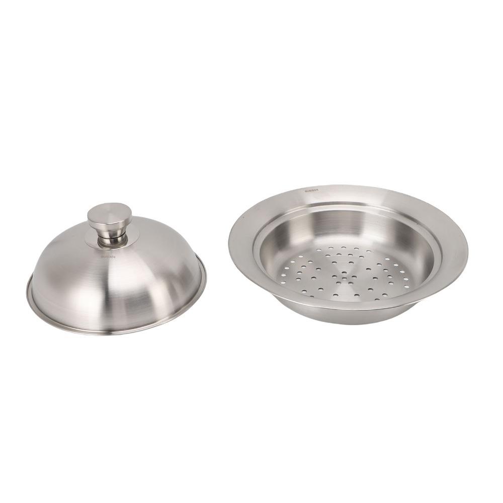 Multifunctional Steaming Tray Rustproof Food Steamer Noddle Drainer Vegetables/Seafood