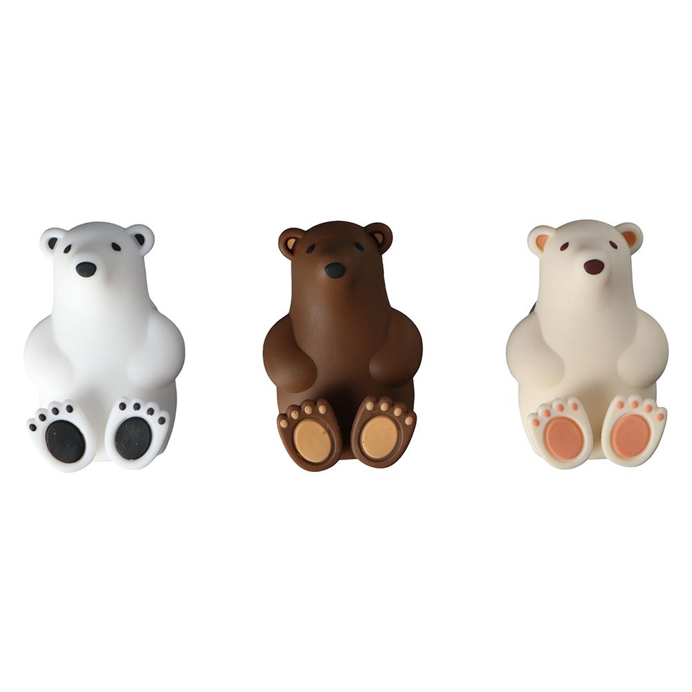 Bear Toothbrush Rack PVC Bathroom Storage Rack Simplicity Polar Bear Toothbrush Holder Bathroom