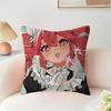 Милая аниме-подушка с рыжеволосой девочкой, подушка с девочкой с двумя хвостиками, легко чистится и заменяется
