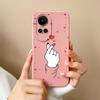 For Oppo Reno10 Pro 5G 8T 5 6 7 8 Lite Pro Phone Case Cover Fashion Camera Protection Liquid Soft Silicone Square Shell Love Heart For Oppo Bumper
