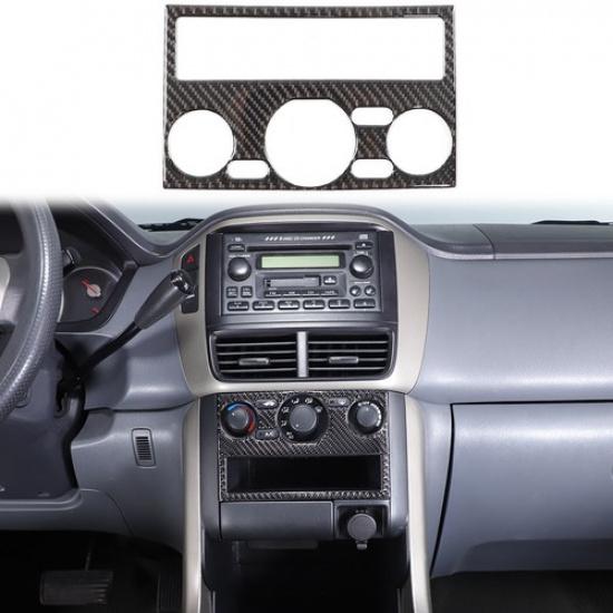 Soft Carbon Air conditioner Switch Panel Trim Sticker For Honda Pilot 03-08