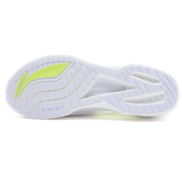 Li Ning Super Light 17 Износостойкие Дышащие Низкие Беговые Кроссовки Мужские Стандартные Белые ARBQ003-2