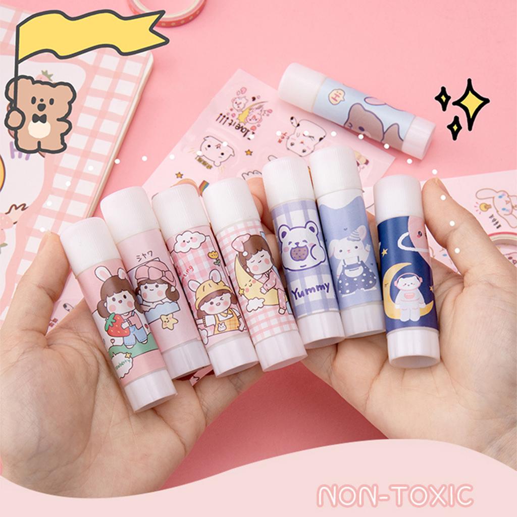 1 шт. твердый клей-карандаш, прочные клеи, нетоксичные герметизирующие наклейки, мини-канцелярские принадлежности для студентов, офисные школьные принадлежности