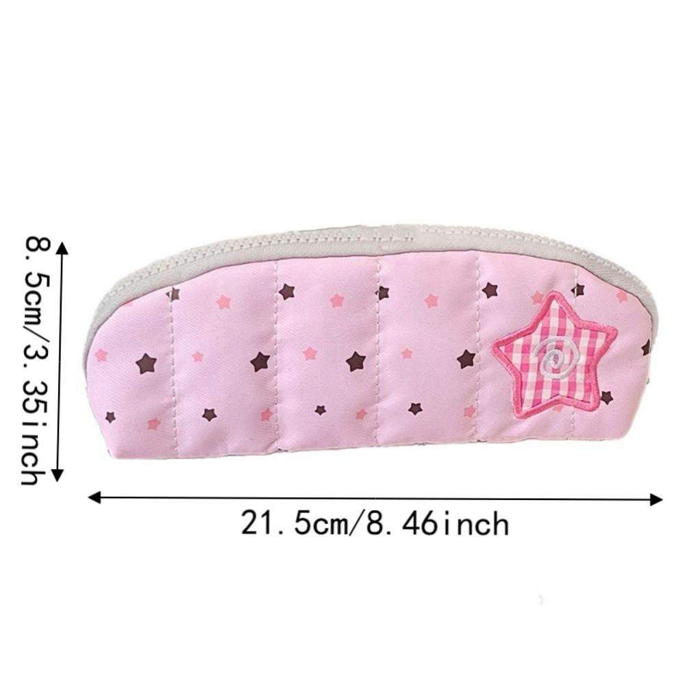 Cute Star Pencil Pouch Kawaii Stationery Storage Case Cartoon Stationery Bag Pencil Holder