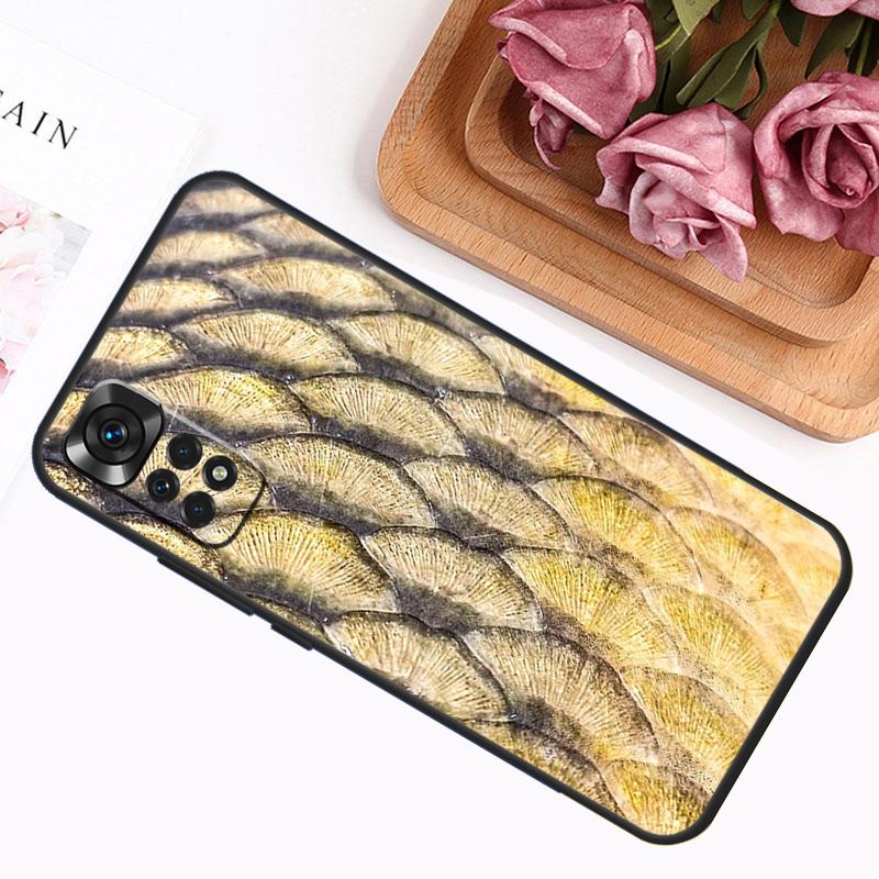 Carp Fishing Fish Case For Xiaomi Redmi Note 14 Pro 13 12 11 9 10 9S 10S 11S 12S Redmi 14C 13C 10C 12C Cover