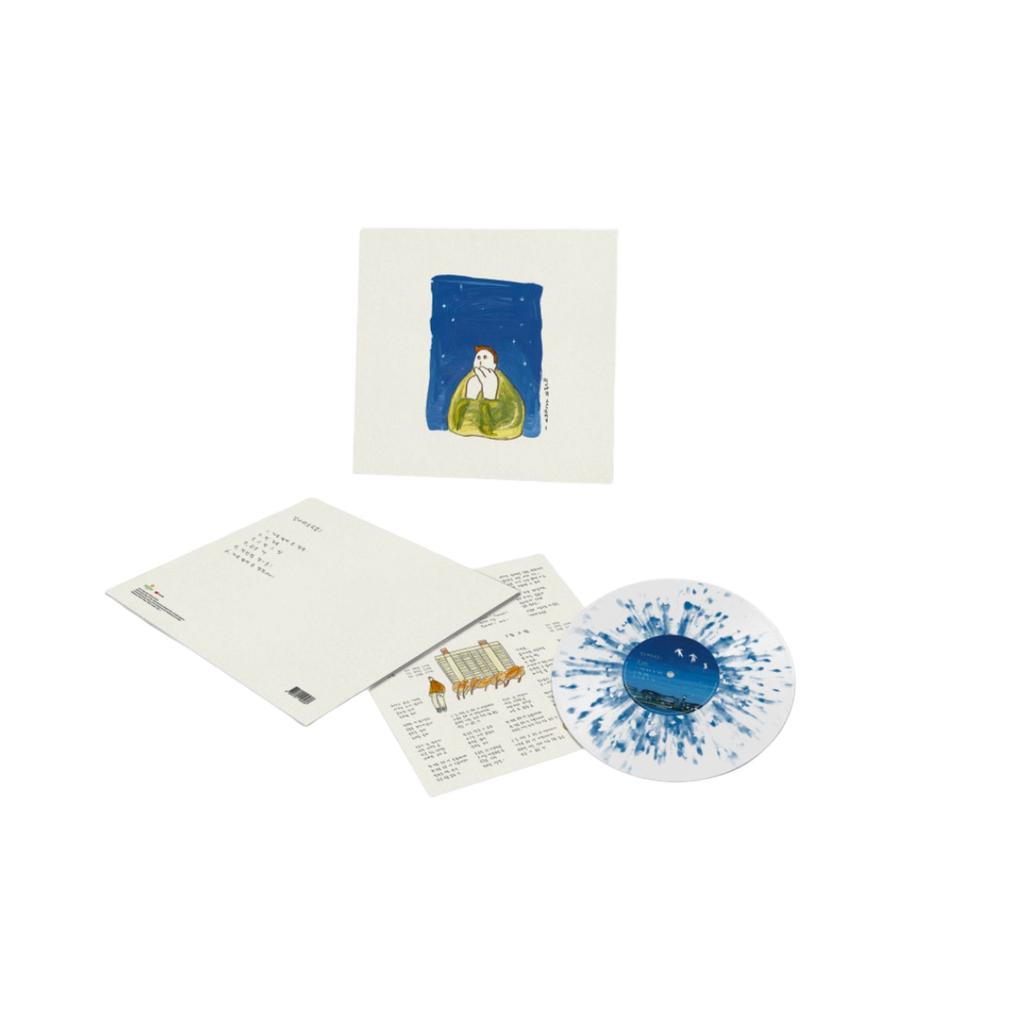 Jannabi's Small Pieces I LP White & Blue Splatter Mix