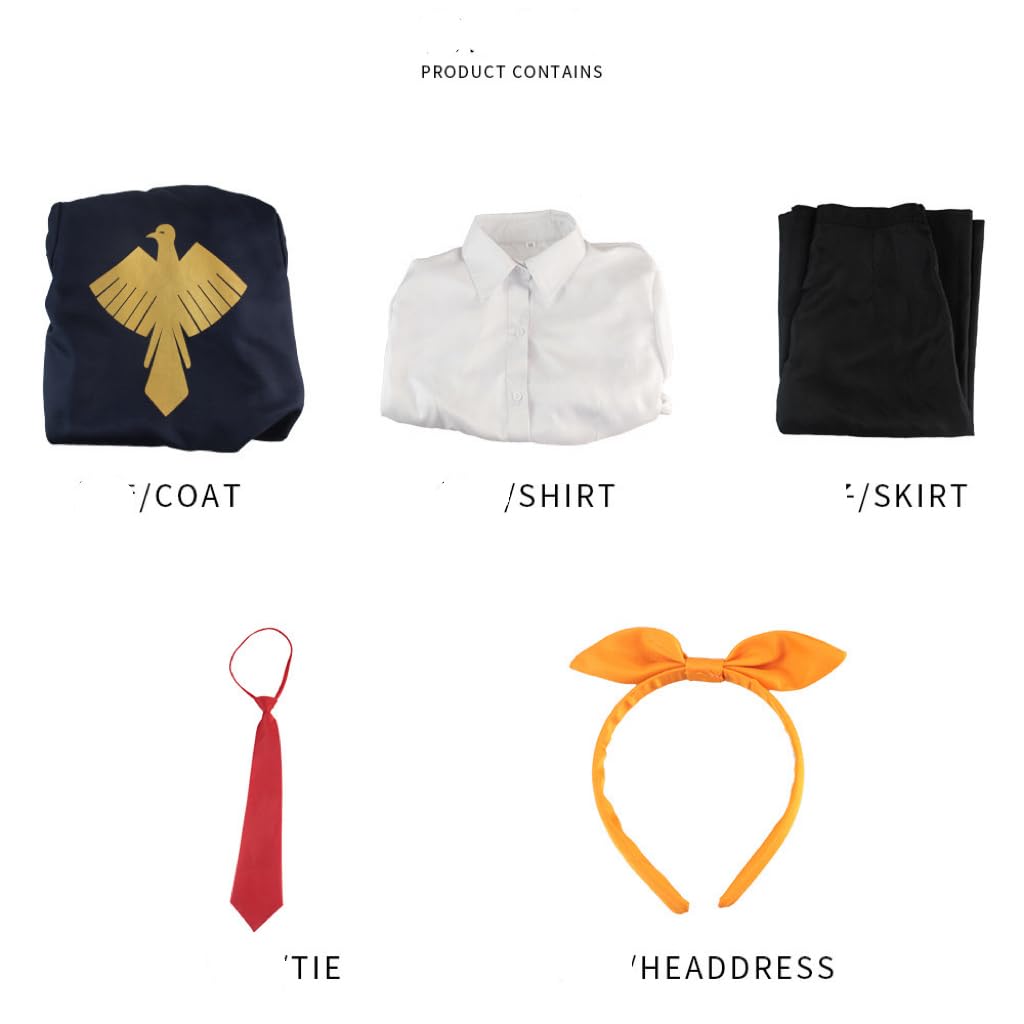 Mashle Косплей Костюм Трансформация Костюм Сценическая Одежда Хэллоуин [ENDIANDUO] (Женская униформа, S)