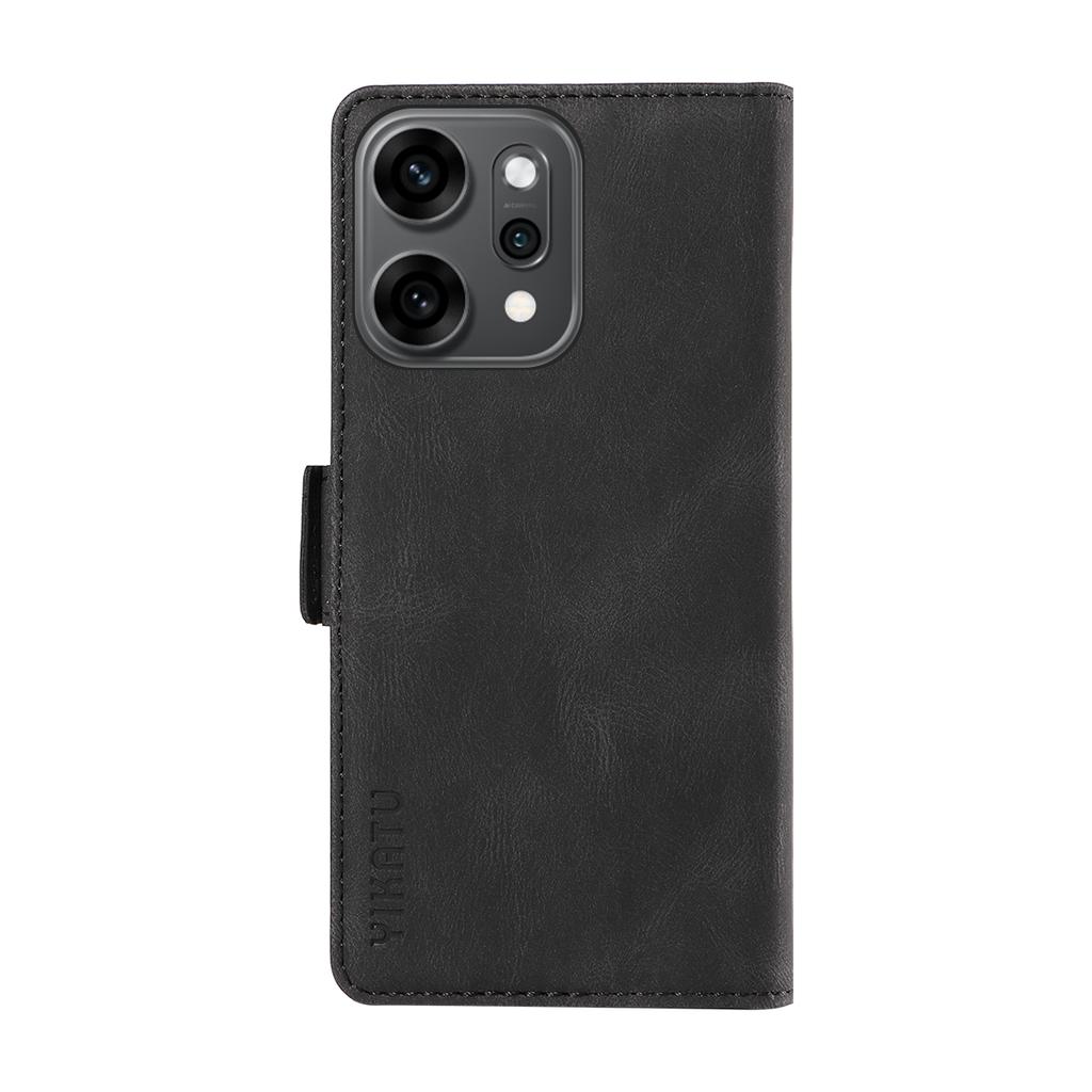 For Oppo Reno14 Pro 5G (China)/Oppo Reno14 Pro 5G (Global) Leather Case YIKATU YK-005 Skin-touch Feeling Wallet Phone Cover