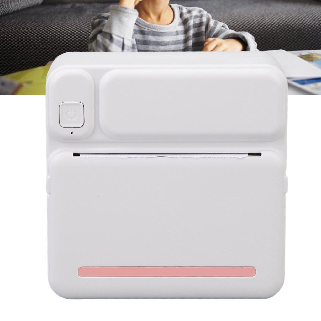 Принтер для наклеек Термопринтер Портативный Бесчернильный Принтер для телефона с приложением для детей Учебные заметки Фотографии Чеки